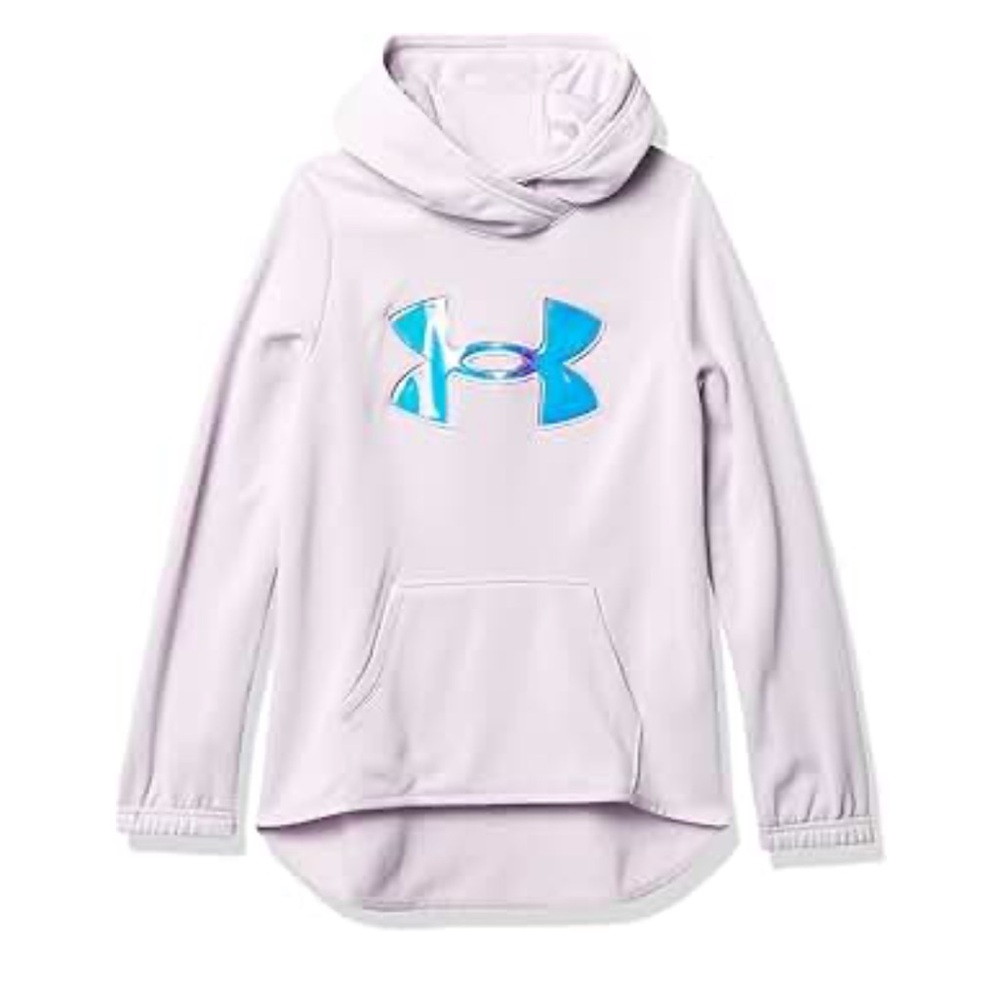 Under Armour Hoodie with iridescent logo is NWT. medoum Halo Gray MediumHeather